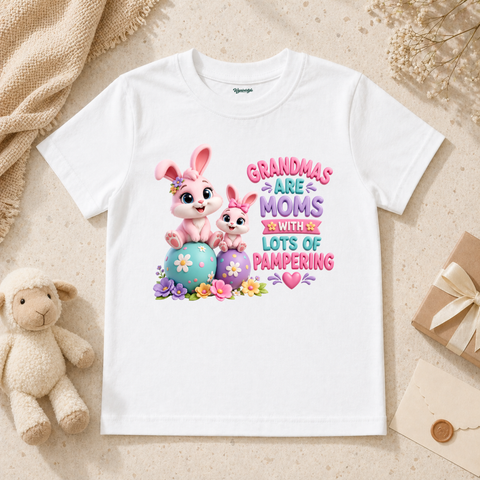 Grandmas Are Moms With Lots Of Pampering Cute Bunny Baby