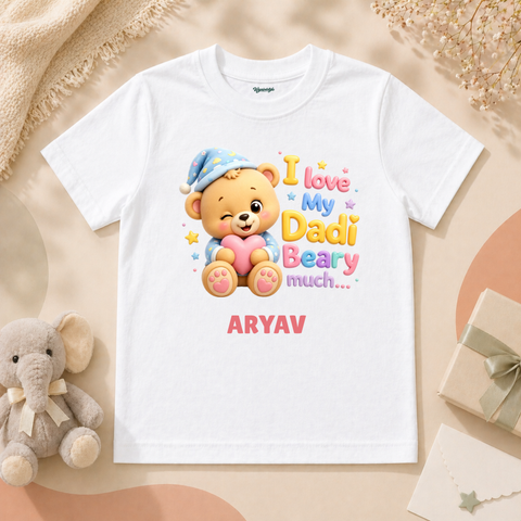 I Love My Dadi Beary Much Cute Teddy Bear Baby