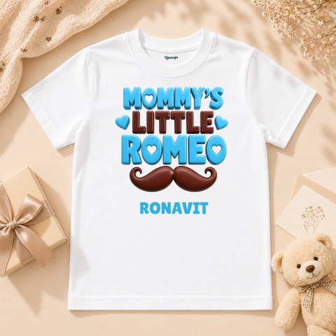 Mommy’s Little Romeo Cute Mustache Design