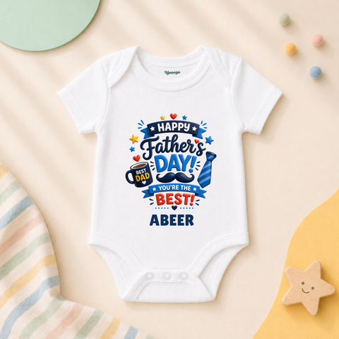 HAPPY FATHERS DAY BABY TEE