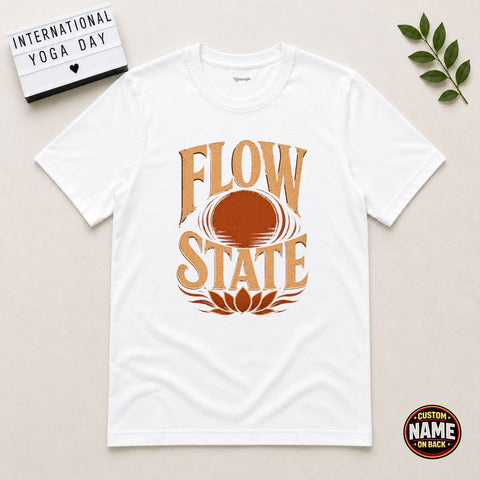 Flow State Yoga Printed Tshirt