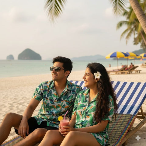 VIBRANT TROPICAL PRINTED SHIRT