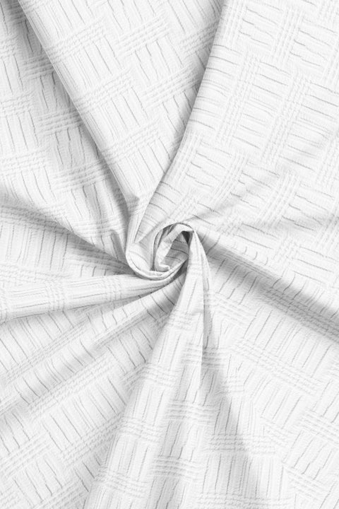 Line Textured White