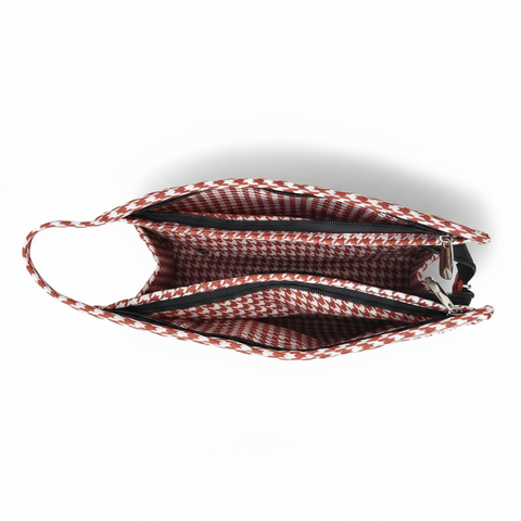 FLASH PRINT TRIOZIP TOILETRY BAG