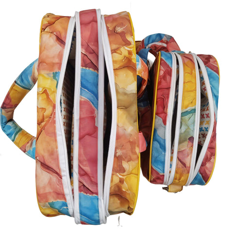 COLOR CRUSH PRINT TRAVEL BAG