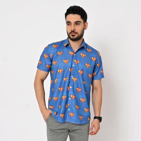 SUPERMAN PRINTED SHIRT