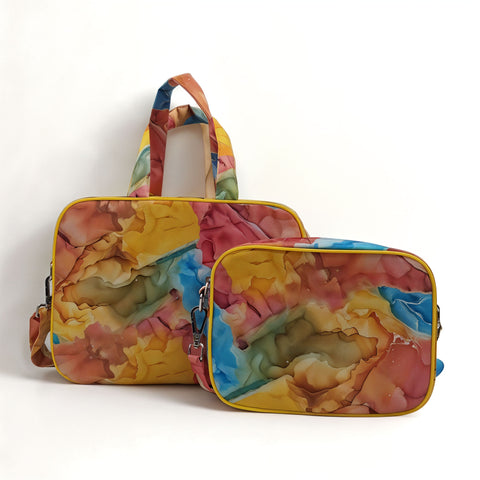 COLOR CRUSH PRINT TRAVEL BAG
