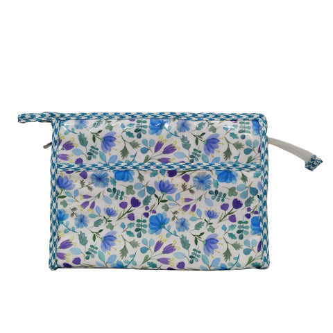 ARCTIC BLOOM PRINT TRIOZIP TOILETRY BAG