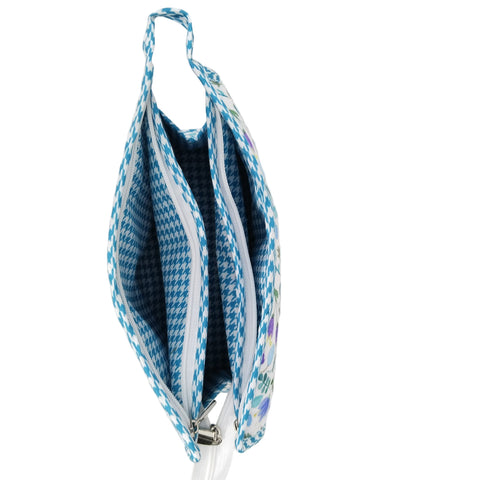 ARCTIC BLOOM PRINT TRIOZIP TOILETRY BAG