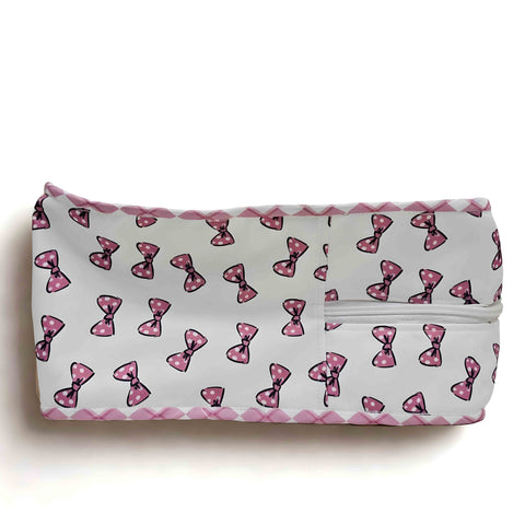 Classy Bow Print Grand Shoe Zip Box