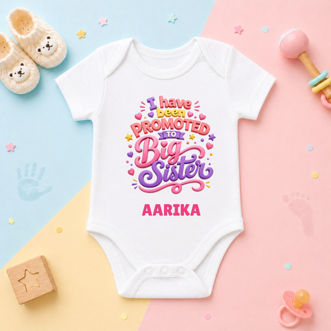 Big Sister Promotion Personalized Kids T-Shirt