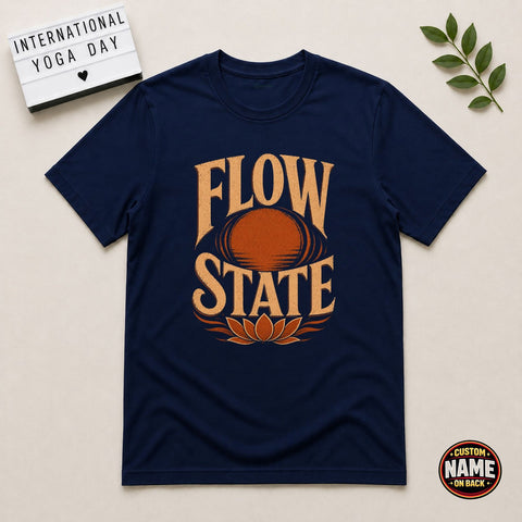 Flow State Yoga Printed Tshirt