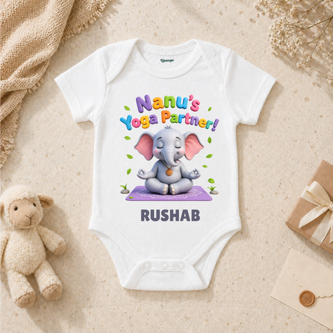 Nanu’s Yoga Partner Cute Meditating Elephant Calm Baby Spiritual Kids