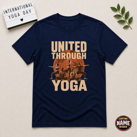 United Through Yoga Tshirt