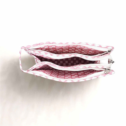 Classy Bow Print TrioZip Toiletry Bag