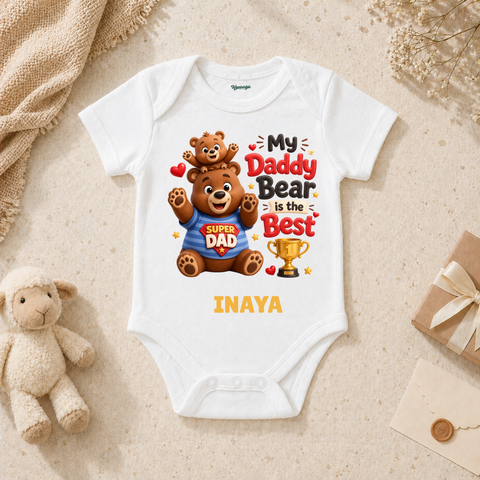 Super Cute Daddy Bear Is The Best Little Love Trophy Kids