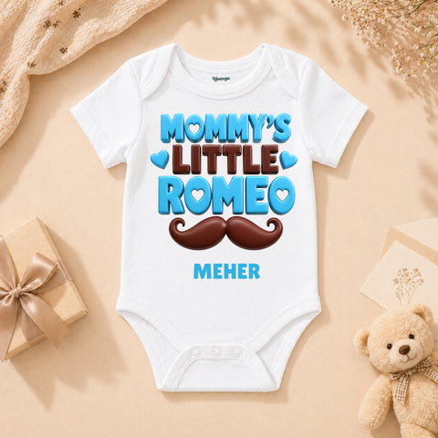 Mommy’s Little Romeo Cute Mustache Design