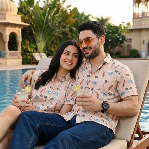 SUMMER WAVE PRINTED SHIRT