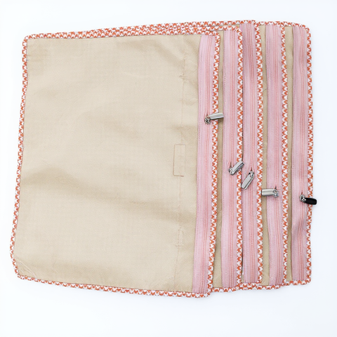 TERRACOTTA RAINBOWS PRINT PRINT GRAND SAREE ORGANIZER