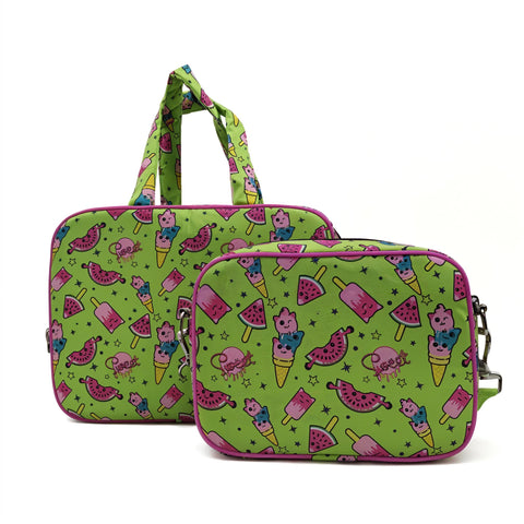 TROPICAL BLISS PRINT TRAVEL BAG