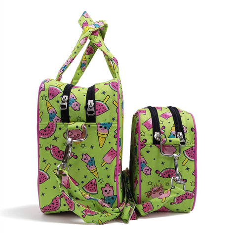 TROPICAL BLISS PRINT TRAVEL BAG