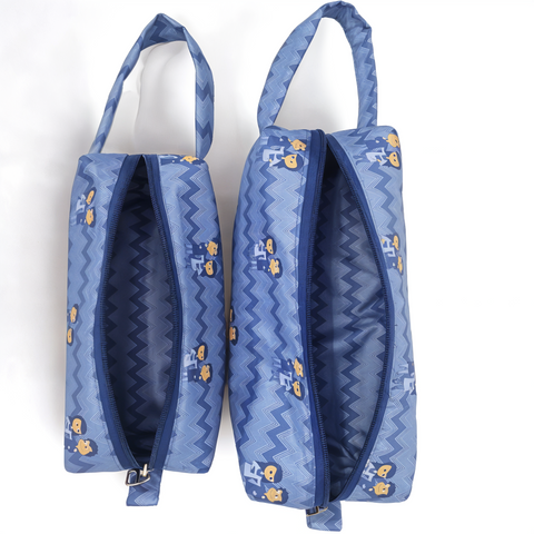 BHAI BEHAN VIBE PRINT Small Duo Pouch Set