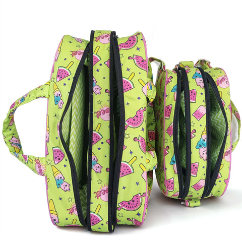 TROPICAL BLISS PRINT TRAVEL BAG