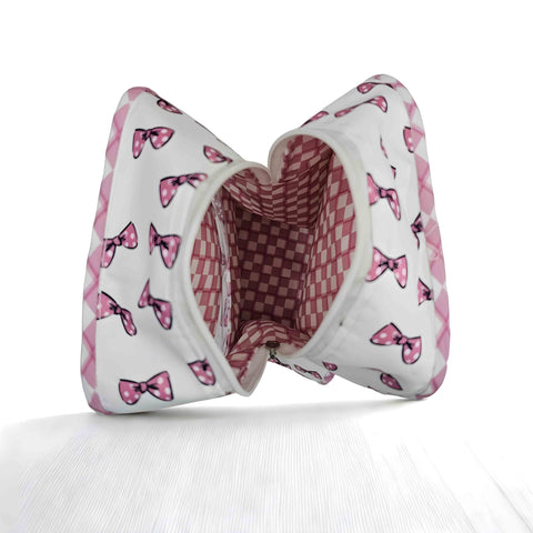 Classy Bow Print Grand Shoe Zip Box