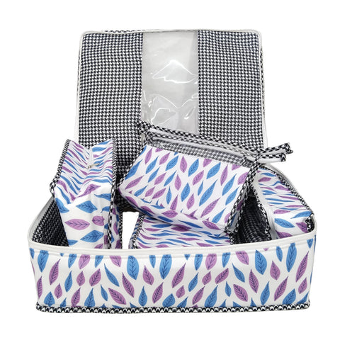 VIOLET BLUE MEADOW PRINT BRIDAL ESSENTIAL PACK