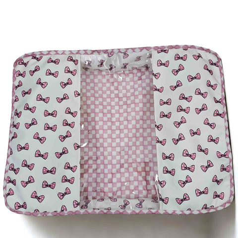 Classy Bow Print Grand Saree Organizer