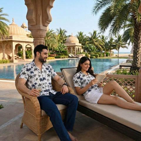 PALM TREE PRINTED SHIRT