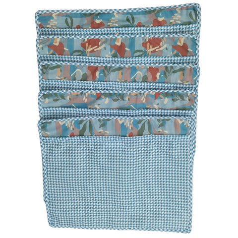 COBALT CAMO JUNGLE PRINT GRAND SAREE ORGANIZER