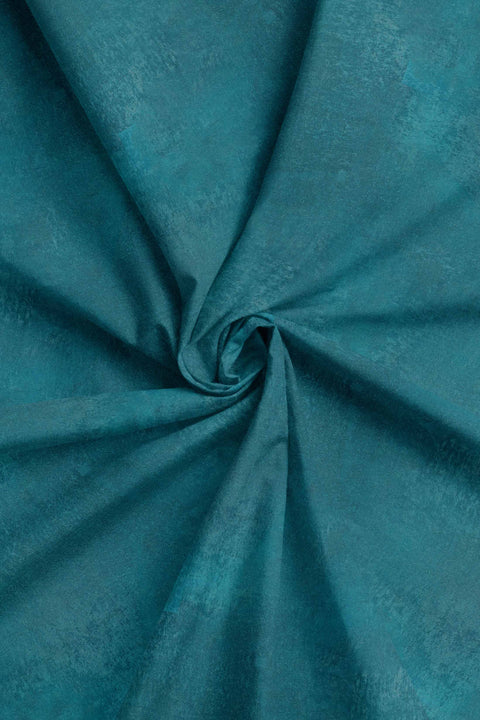 DARK CYAN SHINY FABRIC