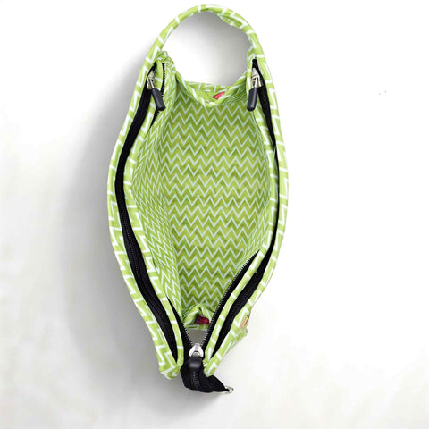 Tropical Bliss Print TrioZip Toiletry Bag