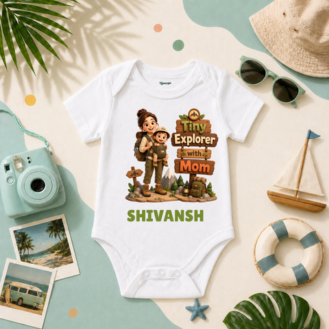 Tiny Explorer With Mom Adventure Outfit For Who Love Outdoor Travel