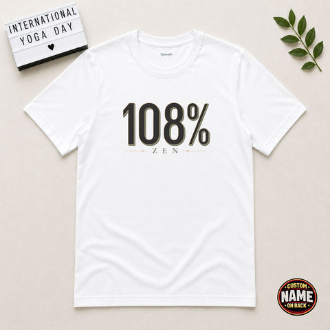 108% ZEN yoga Tshirt