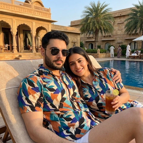 MULTI COLOUR TROPICAL PRINTED SHIRT