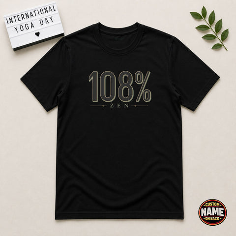 108% ZEN yoga Tshirt