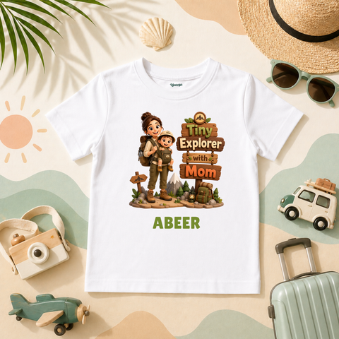 Tiny Explorer With Mom Adventure Outfit For Who Love Outdoor Travel