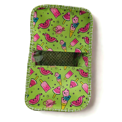 Tropical Bliss Print Grand Shoe Zip Box