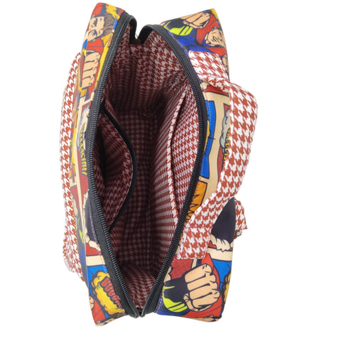 SUPER COMIC HERO PRINT KIDS BACKPACK