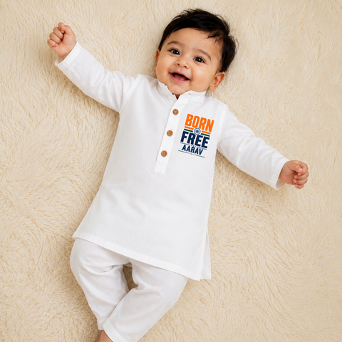 Born Free Personalized Kurta for Kids