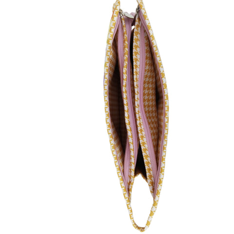 CANDY POP FLOWER PRINT TRIOZIP TOILETRY BAG