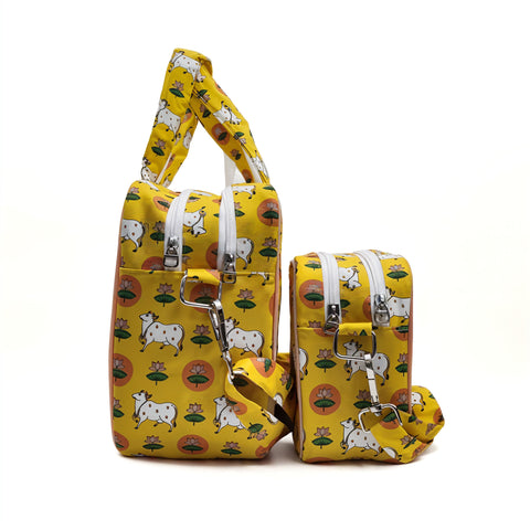 PICHWAI PASTURES PRINT TRAVEL BAG