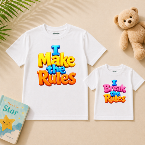Father’s Day Rules Maker Breaker Matching T-Shirts
