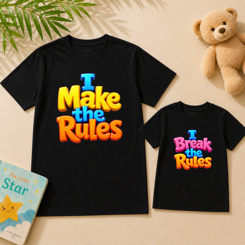 Father’s Day Rules Maker Breaker Matching T-Shirts