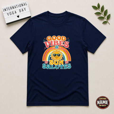 Good vibes yoga Tshirt