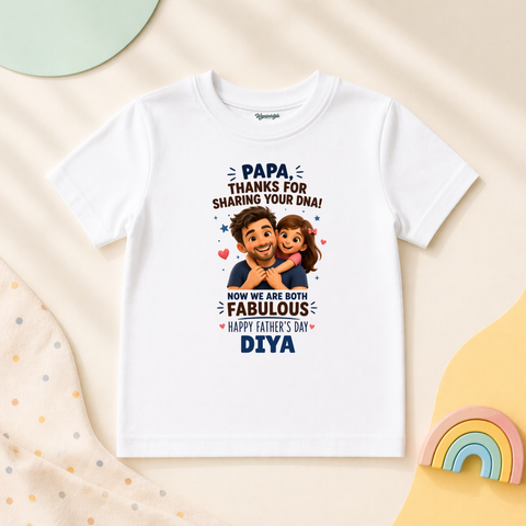 PAPA THANKS FOR SHARING YOUR DNA TEE