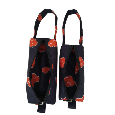 RED CLOUD PRINT SMALL DUO POUCH SET