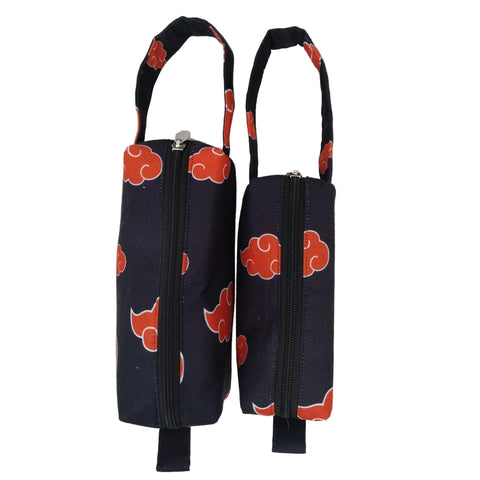RED CLOUD PRINT SMALL DUO POUCH SET